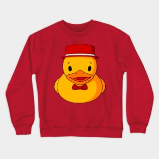 Fancy Valentine Rubber Duck Crewneck Sweatshirt